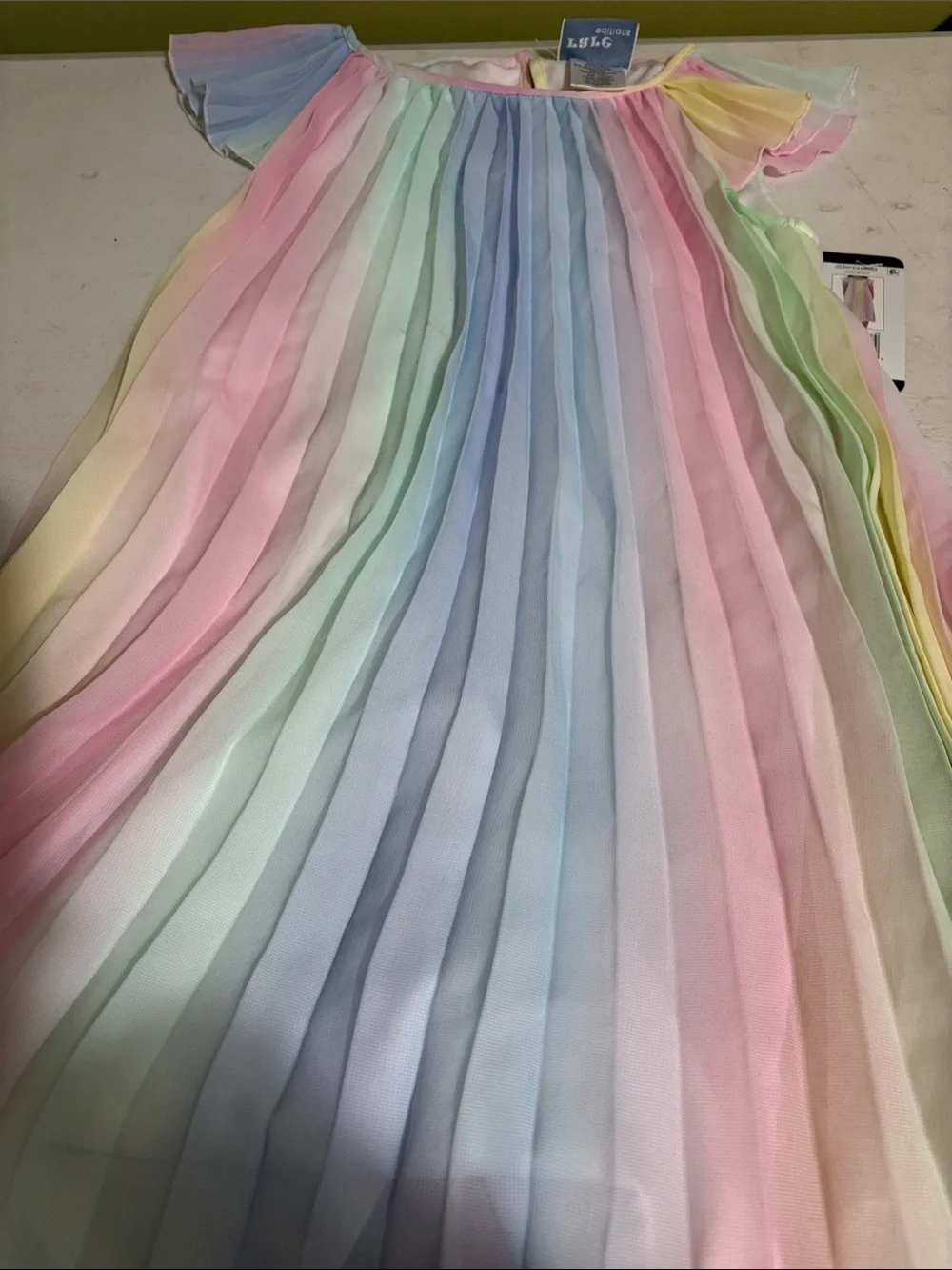 NWT Rare Editions XL Raimbon Pleated Mide Dress